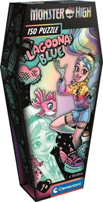 Zdjęcie produktu dla Clementoni - 28187 - Puzzle Monster High Lagoona Blue - 150 elementów, układanka dla dzieci w wieku 7 lat, puzzle rysunkowe, wyprodukowane we Włoszech