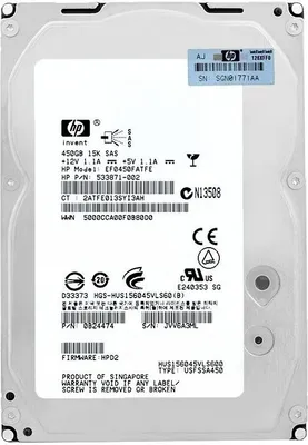Image de Hewlett Packard Enterprise 450.0GB Hard Drive SAS