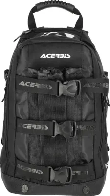 Produktbild von ACERBIS Schwarzer Rucksack 38L Schattenlogo