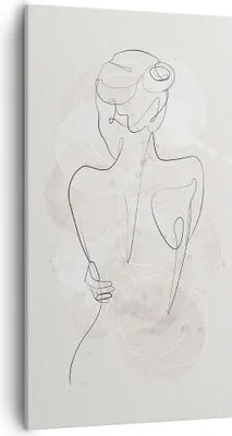 Produktbild von Bild auf Leinwand - Leinwandbild - Einteilig - Frau Rücken Rücken - 55x100cm - Wand Bild - Wanddeko - Wandbilder - Leinwanddruck - Bilder - Wanddekoration - Leinwand bilder - Wandbild - PA55x100-5090