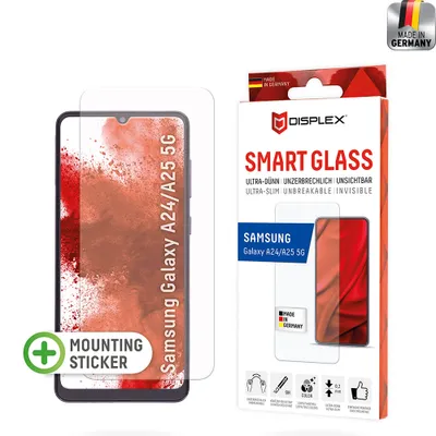Obrázok produktu pre Displex Premium Smart FlexiGlass tvrdené sklo - Samsung Galaxy A24 / A25 5G - Priehľadná