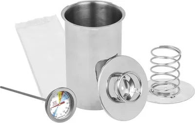 Produktbild von Browin 313115 SET Richtiger Bissen - Schinkenkocher 1,5 kg, Edelstahl, inkl. Thermometer und Beuteln