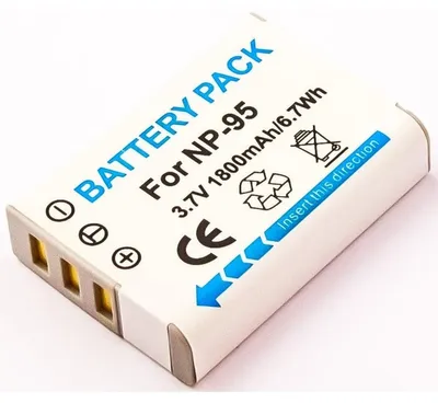 Produktbild von Akku für Fujifilm X100T Li-Ion 3,7 Volt 1500 mAh grau.