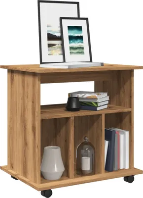 Produktbild von "Spring Sale"Rollcontainer Artisan-Eiche 60x45x60cm Holzwerkstoff Promotion452097 - Kommoden