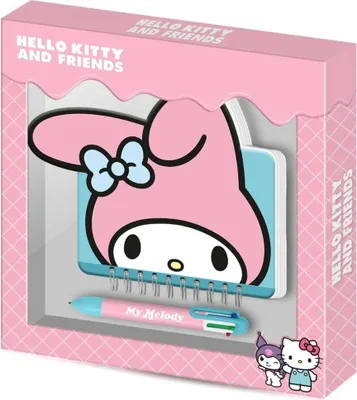 Obrázok produktu pre Hello Kitty a priatelia Môj melodický denník s ceruzkou