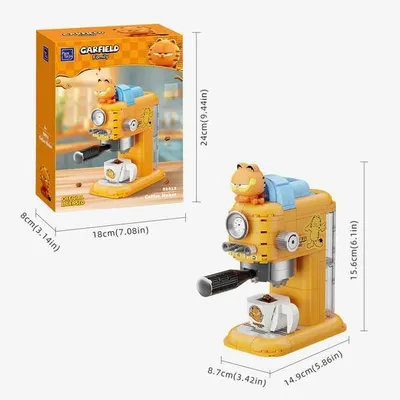 Produktbild von Pantasy Stavebnice - Garfield Fantastische Maschinen Kaffeemaschine 15cm