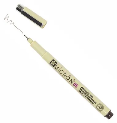 Produktbild von Sakura Pigma Micron Fineliner Sepia 0,25–0,50 mm - 01 - 0,25 mm