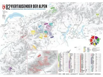 Produktbild von 82 Viertausender der Alpen