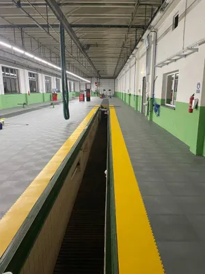 Obrázek produktu pro PVC dlažba Mosolut Machine Industrial+, hladká, žlutá