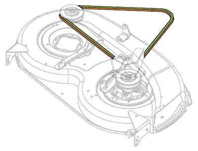 Produktbild von Keilriemen Mähwerk für MTD B 125 | B 128 | B 130 | B 135 | H 125 | H 130 | H 140