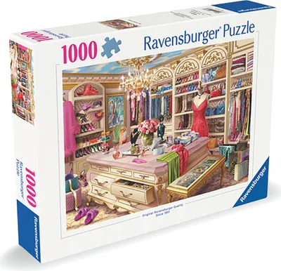 Produktbild von Das begehrte Puzzle "Closet 1000 Teile"