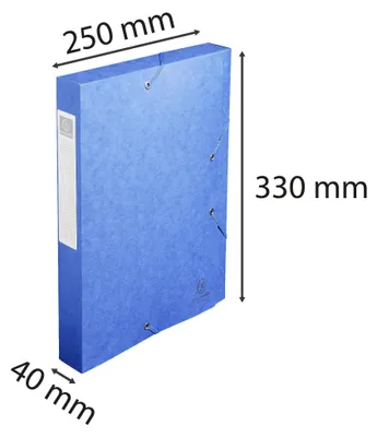 Produktbild von Exacompta 14005H, 300 Blätter, Blau, Papier, A4, 4 cm, 240 mm