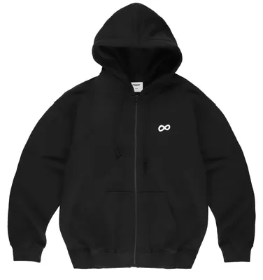 Produktbild von Prosto Infinity Zip Hoodie KL261MSWE2031, Sweatshirt, Herren, Schwarz