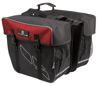 Produktbild von M-wave Amsterdam Double Fahrradtaschen 30l Schwarz  Schwarz One Size