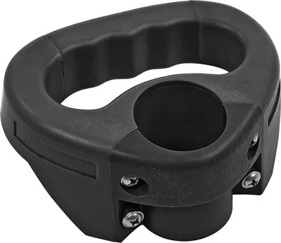 Produktbild von Stützradgriff Schwarz, passend für Stützradrohre mit 48 mm Außendurchmesser