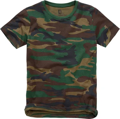 Produktbild von Brandit Kinder T-Shirt Größe 146/152 Farbe Wald