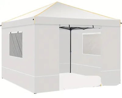 Image de Tente pliante 3x3 mètres - Tente de réception - Tente - Abri - Tente pliante - Structure pliable - Quatre parois