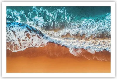 Produktbild von Poster - Poster ohne Rahmen - Sand Wasser Strand - 91,5x61 cm - Wand Bild - Wanddeko - Wandbilder - Kunstposter - Wandposter - Bilder - Kunstdruck - Wanddekoration - Wandbild - P2XAA91x61-5021