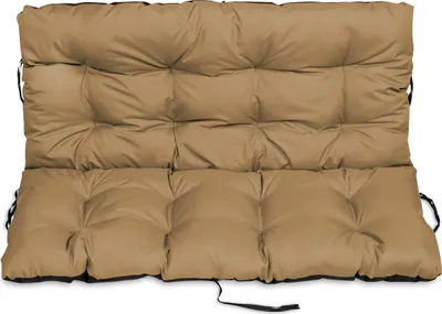 Produktbild von Sitzkissen Bankkissen Bankauflage für Gartenbank - 180x50 cm und Rückenlehne 180x60 cm - Outdoor und Indoor - beige