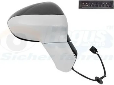 Produktbild von VAN WEZEL 3872818 Außenspiegel Seitenspiegel Rechts für OPEL ZAFIRA TOURER C (P12) Konvex Beheizt Grundiert