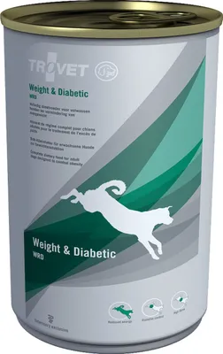 Produktbild von Trovet Weight & Diabetic WRD 6x400 g | Nassfutter für Hunde | Übergewicht & Diabetes