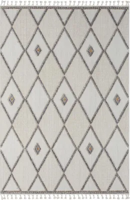 Imagen del producto de Alfombra rectangular Luana 2, color beige, 160x230 cm