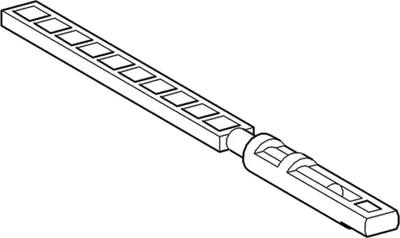 A line drawing of a single product part.