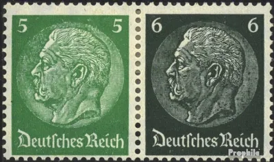 Produktbild von Briefmarken Deutsches Reich 1937 Mi W69 mit Falz Hindenburg WZ 4