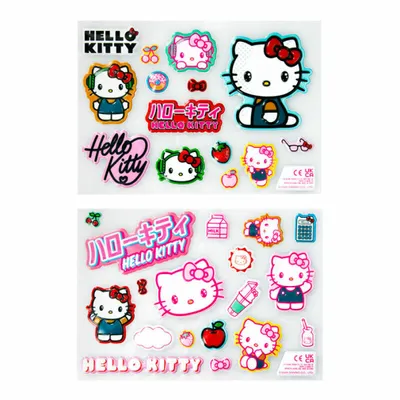Produktbild von Hello Kitty Gadget-Aufkleber Packung 21 x 15 cm