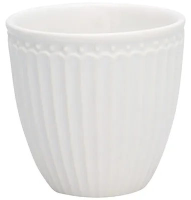 Produktbild von Greengate Alice Mini Latte Cup white Ø 7 cm