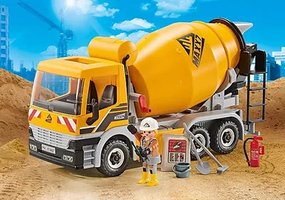 Produktbild von PLAYMOBIL 9887 Action Heroes Betonmischer (Polybeutel)