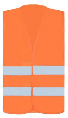 Productafbeelding van Korntex - "Passau" Hoge zichtbaarheid veiligheidswest voor heren/dames, uniseks model LT6079 (maat M-L) (signaaloranje)