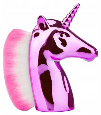 Produktbild von Allepaznokcie Einhorn Staubpinsel Rosa für Nägel & Make-up