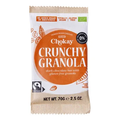 Image de Tablette de chocolat - Crunchy Granola 70g