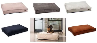Produktbild von Designed by Lotte Ribbed, Kissen Tierbett, Drinnen, Hund, Grau, Rechteckig, Einfarbig