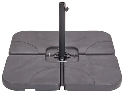 Obrázek produktu pro BELIANI Slunečník černý, syntetický materiál, čtverec 104 x 104 cm