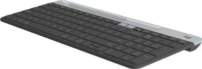 Produktbild von Logitech Slim Multi-Device K580 - Tastatur - Bluetooth, 2.4 GHz - Pan-Nordic - Graphite