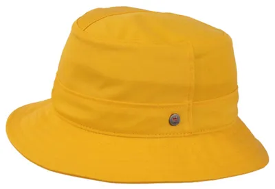 Balke Flapper Bucket-Hat unifarben mit UV-Schutz 50 in gelb