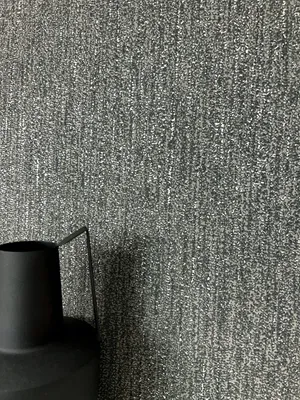 Produktbild von NEWROOM Tapete Nisha Black Schwarz Vliestapete - Modern Unifarbe Struktur  Germany