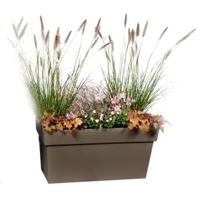 Produktbild von Niedrige Wand mit Rollen – 79 x 35 x 39 cm – 74 L – Taupe