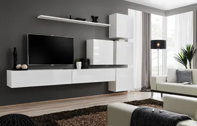 Produktbild von Anbauwand Wohnwand Wohnzimmer Schrankwand SWITCH X mit Push - Click