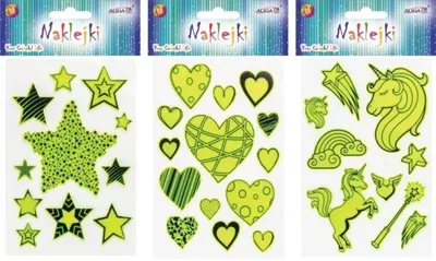 Obrázek produktu pro Reflexní samolepky MIX - Aliga
