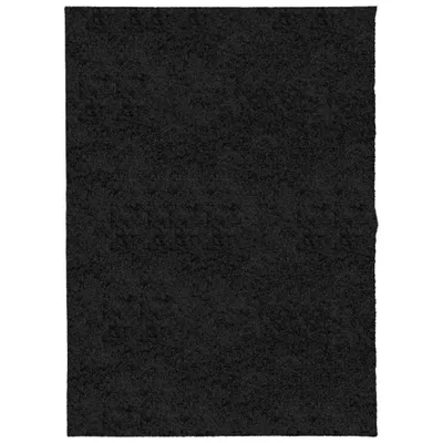 Produktbild von vidaXL Shaggy-Teppich PAMPLONA Hochflor Modern Schwarz 140x200 cm