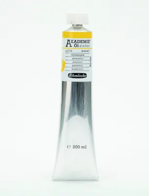 Produktbild von Schmincke 200ml AKADEMIE Öl color Zitronengelb Öl 41 216 015