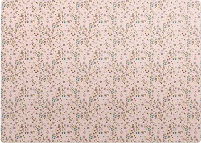 Produktbild von Zarte Blumen – Bodenschutzmatte – Stuhlunterlage 140x100 cm – Rutschfest – Hartbodenmatte