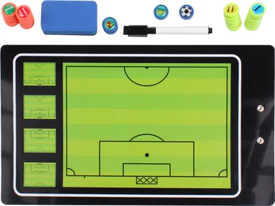 Produktbild von Fußball 64 magnetisch Trainertafel, mit Clip