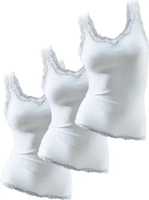 Produktbild von H.I.S. Tanktop mit Spitze weiß Größe 32/34