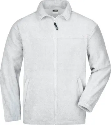 Immagine prodotto di James & Nicholson® 10006183219888 James & Nicholson® Herren Fleecejacke "JN044" weiß Größe 2XL