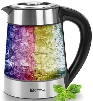 Wasserkocher 1,7 L, 2200 W, Edelstahl, Temperaturwahl, Warmhaltefunktion