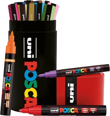 Produktbild von Marker UNI POSCA 13er Metalldose, sort